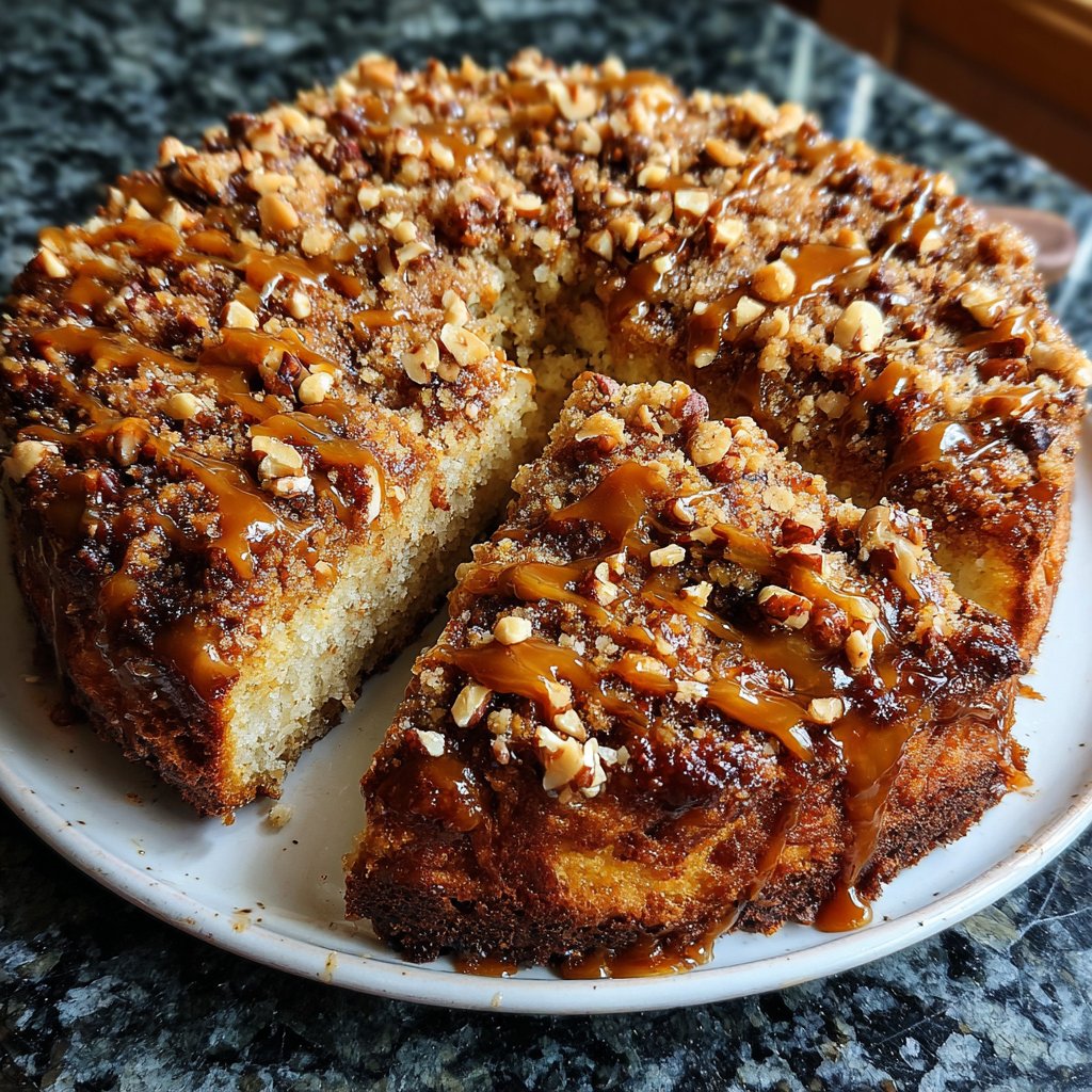 Blechkuchen mit Nussstreuseln