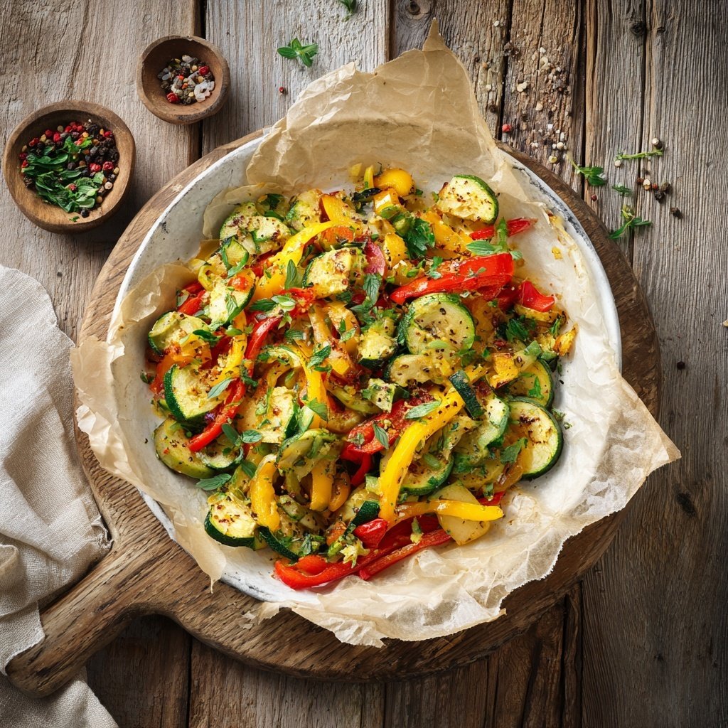 Kalorienarme Reispfanne Mit Zucchini