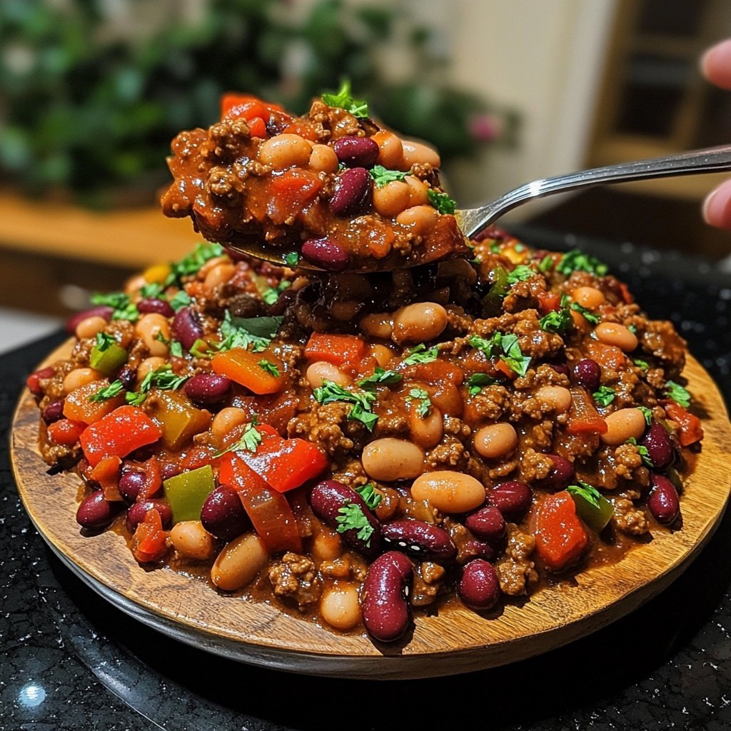 Chili sin Carne mit Koriander