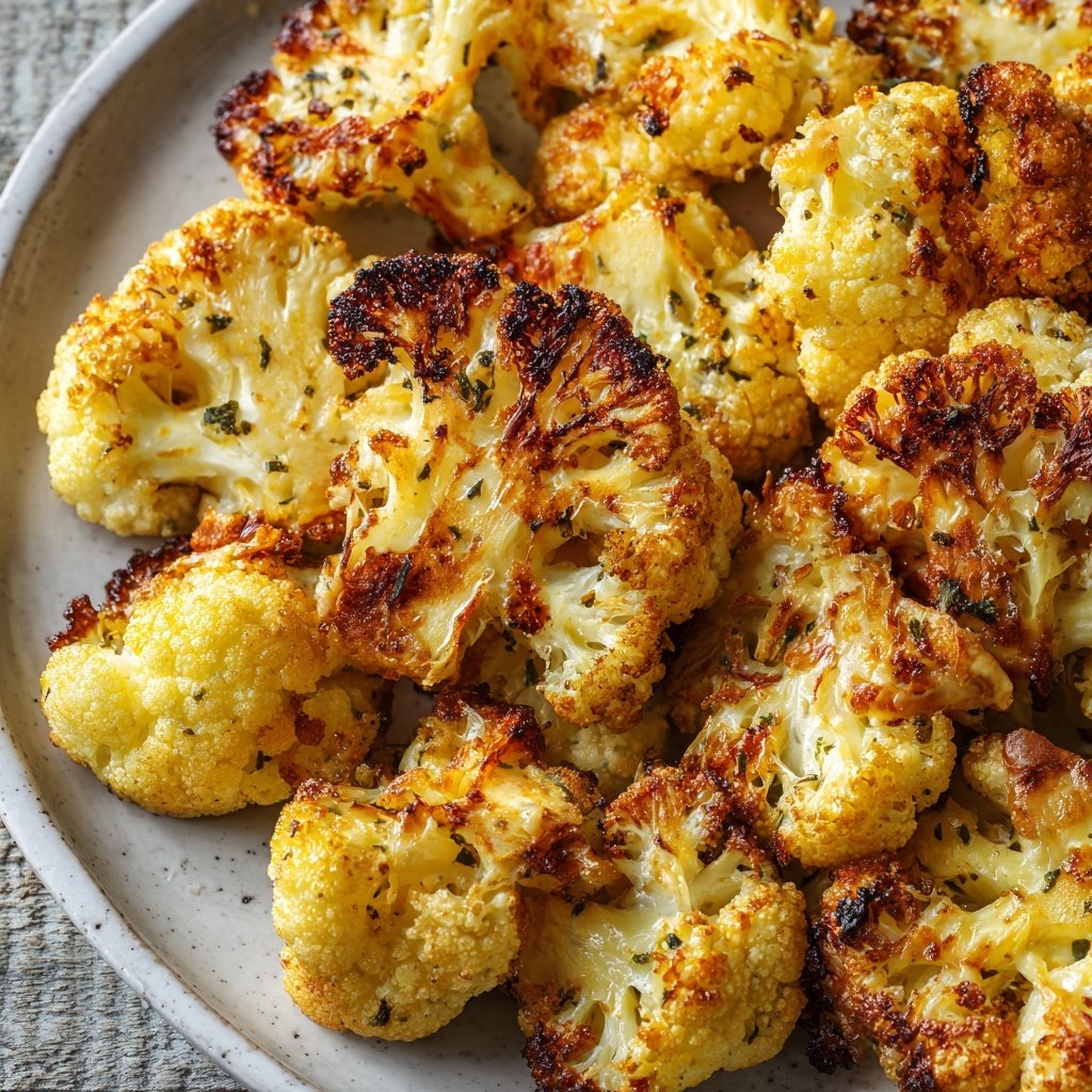 Knuspriger Blumenkohl aus dem Ofen