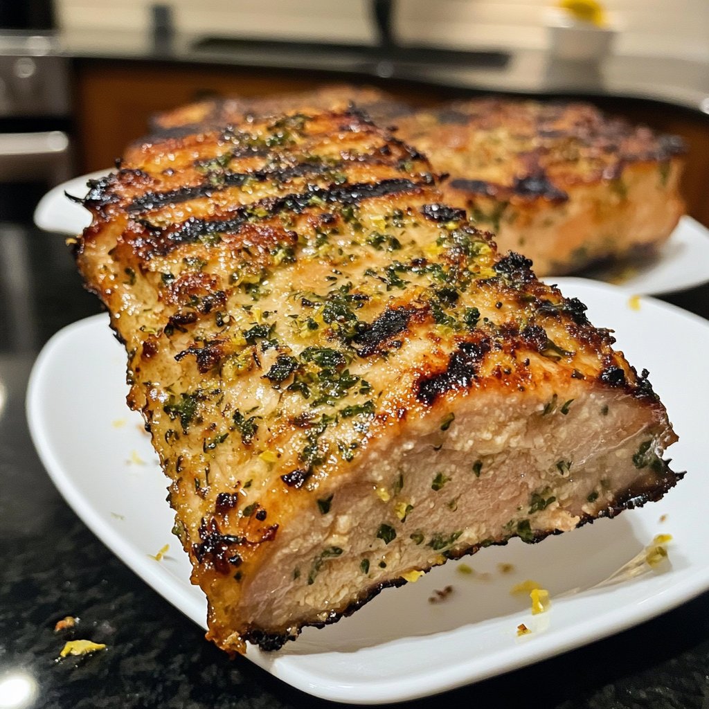 Hähnchenbrust mit Zitronen Kräuter Marinade