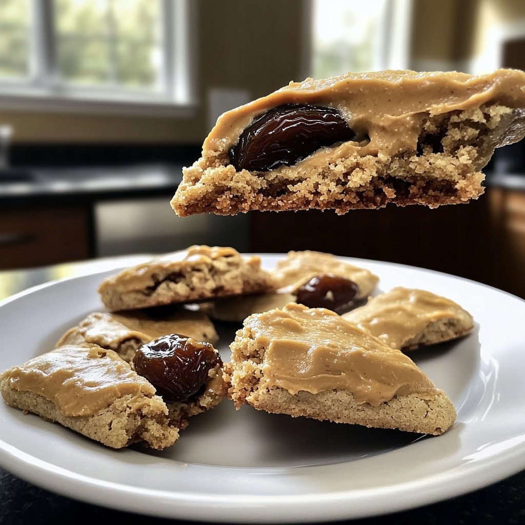 Gesunde Kekse mit Datteln & Erdnussbutter